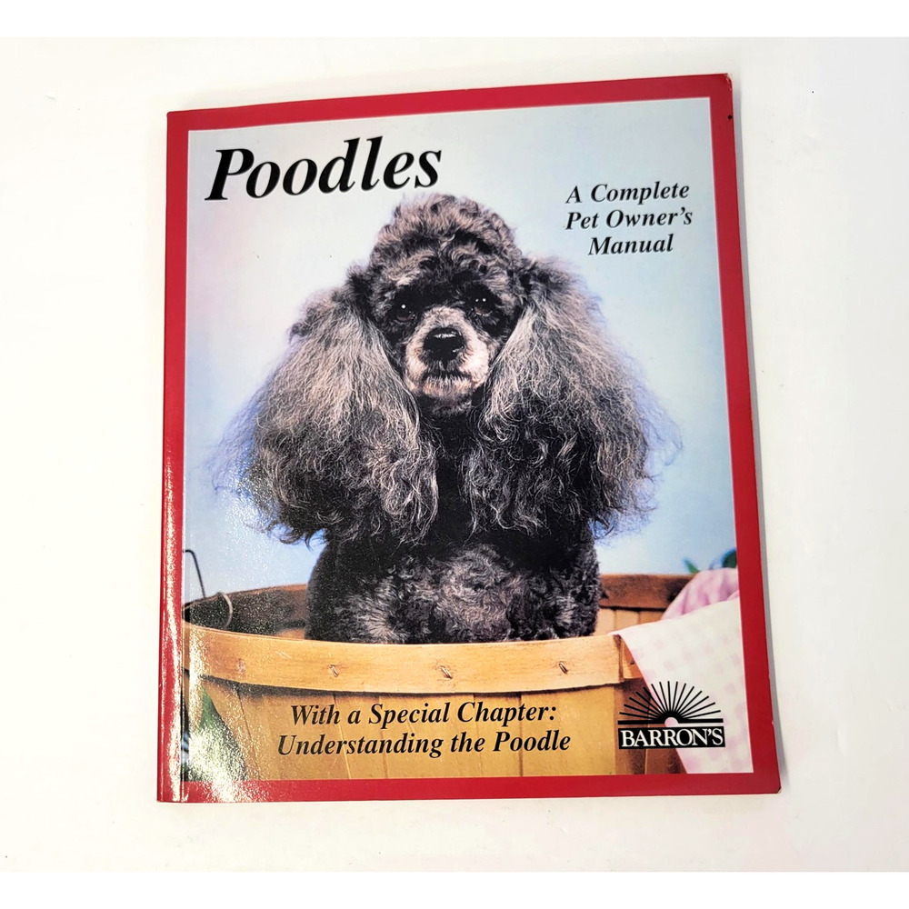 Vintage Poodles Joe Stahlkuppe Barrons Red PB Dog Care Training Guide‎ 1997 Pets